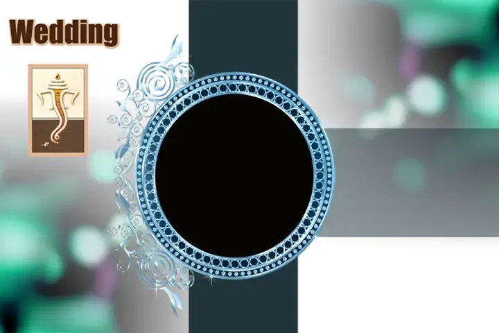 12x18 Wedding Album Cover PSD in Cinematic Royal Arch Style