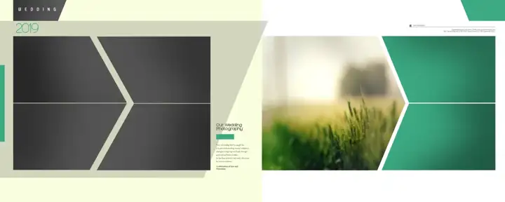 12x30 Karizma Photo Album PSD in Bright Silk Texture Style