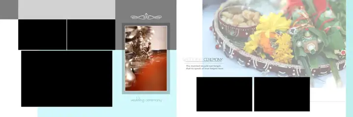 12x36 Indian Wedding Album PSD in Fresh Floral Border Style