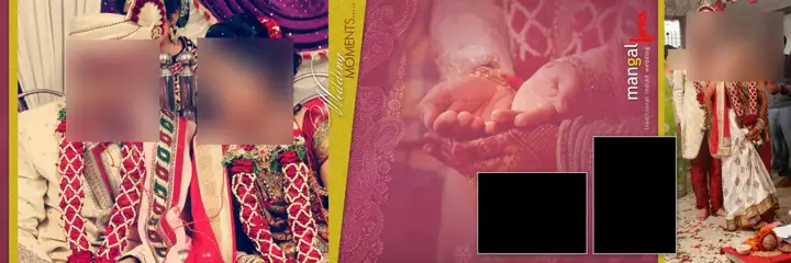 12x36 Indian Wedding Album PSD in Premium Rose Petals Style