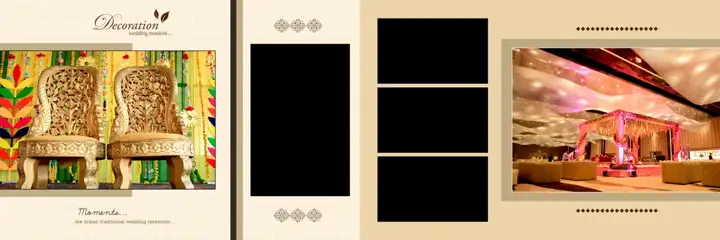 12x36 Karizma Wedding Album PSD in Traditional Glitter Accents Style
