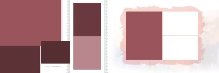 12x36 Wedding Album PSD in Charming Peacock Art Style