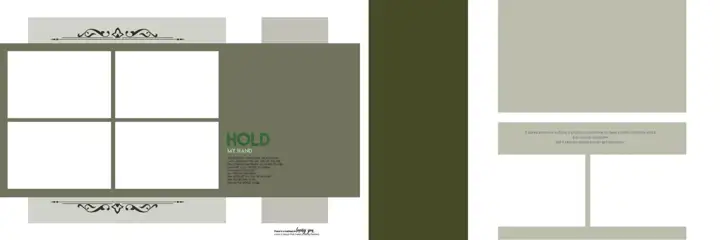 12x36 Wedding Album PSD in Dreamy Silk Texture Style