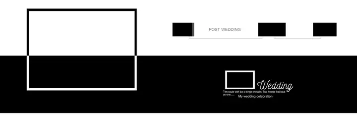 12x36 Wedding Album PSD in Premium Pastel Clouds Style