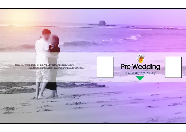 17x24 Wedding Photo Album PSD in Premium Geometric Lines Style