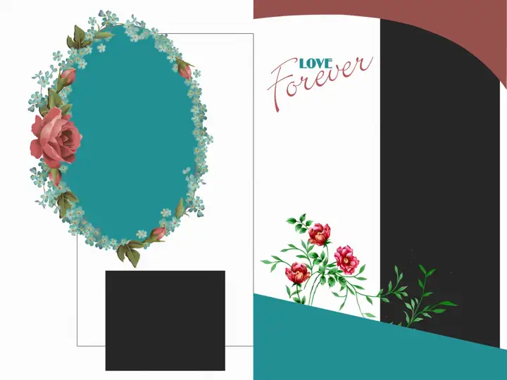 18x24 Wedding Photo Album PSD in Vibrant Mandala Art Style