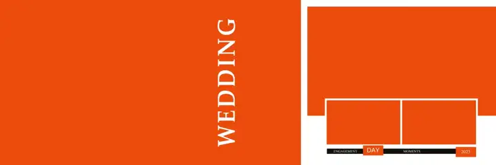 Artistic & Classic Wedding Album 12x36 PSD with Lotus Design