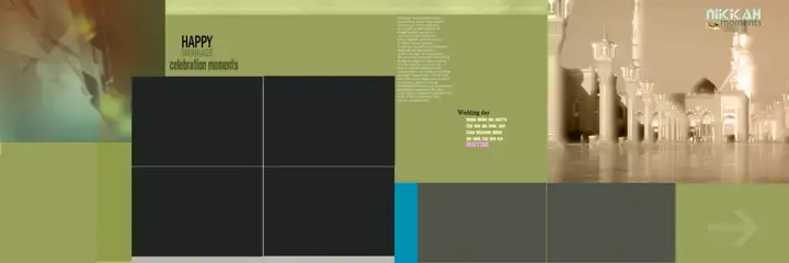 Artistic & Fresh Wedding Album 12x36 PSD with Lotus Design