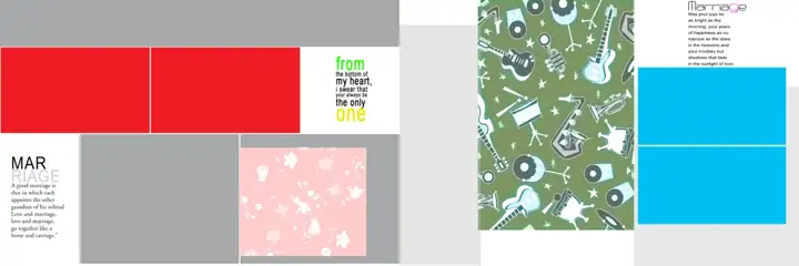 Artistic & Royal Wedding Album 12x36 PSD with Brush Strokes