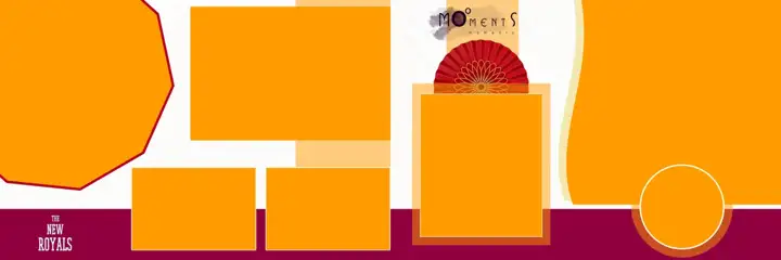 Bright & Classic Wedding Album 12x36 PSD with Peacock Art