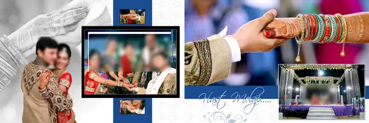 Bright & Fresh Wedding Album 12x36 PSD with Lotus Design