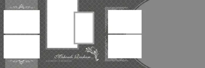 Bright & Regal Wedding Album 12x36 PSD with Royal Arch