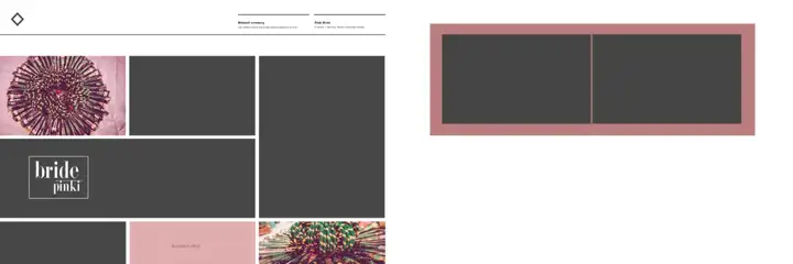 Bright & Vibrant Wedding Album 12x36 PSD with Peacock Art