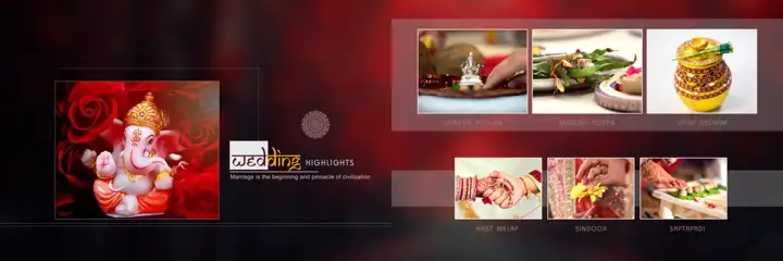 Cinematic Album 12x36 PSD for Indian Wedding – Brush Strokes