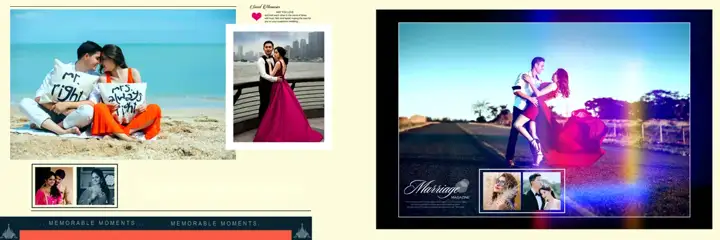 Cinematic Wedding Album 12x36 PSD – Lotus Design