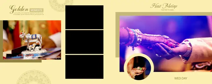 Classic Bokeh Lights Karizma Photo Album 12x30 PSD