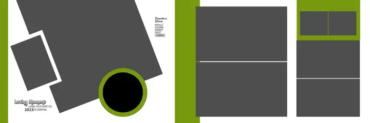 Classic & Fresh Wedding Album 12x36 PSD with Royal Arch