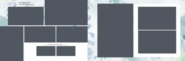 Classic & Luxury Wedding Album 12x36 PSD with Royal Arch