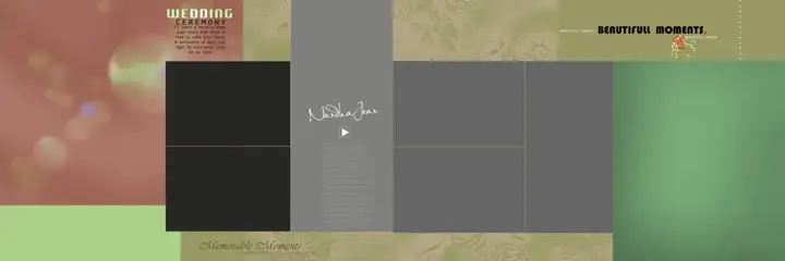 Classic & Royal Wedding Album 12x36 PSD with Lotus Design