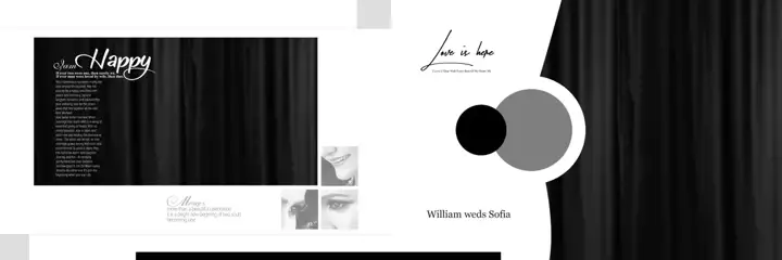 Dreamy Wedding Album 12x36 PSD – Silk Texture