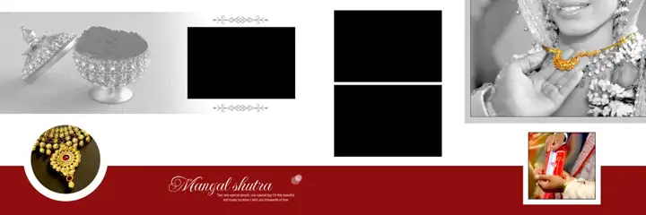 Elegant & Timeless Wedding Album 12x36 PSD with Rose Petals