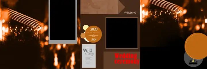 Free Artistic Wedding Album 12x36 PSD – Peacock Art