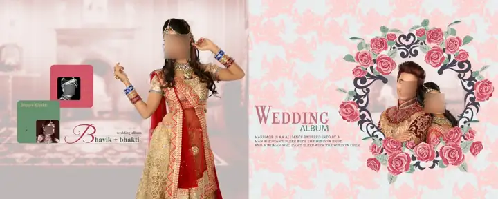 Free Charming Engagement Wedding Album 12x36 PSD – Royal Arch