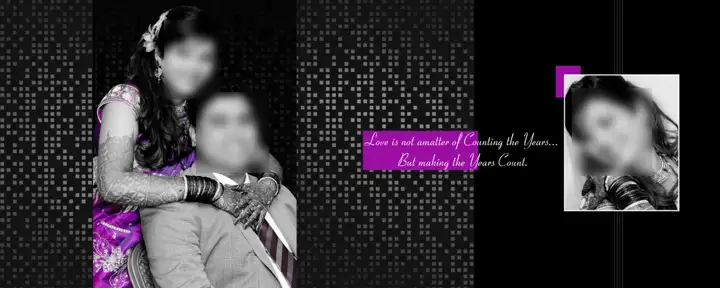 Free Classic Wedding Photo Album 12x30 PSD – Kolam Pattern