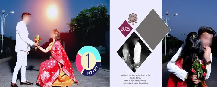 Free Dreamy Pre-Wedding Photo Album 12x30 PSD – Lotus Design