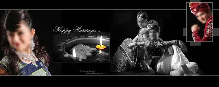 Free Elegant Karizma Photo Album 12x30 PSD – Kolam Pattern
