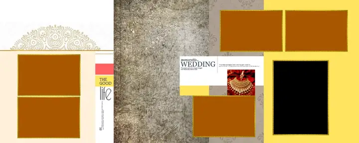 Free Elegant Photo Album 12x30 PSD – Glitter Accents
