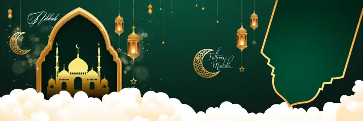 Free Floral Muslim Wedding Album 12x36 PSD – Paisley Pattern