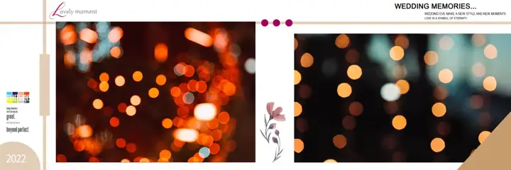 Free Floral Wedding Album 12x36 PSD – Lotus Design