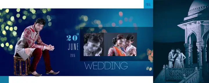 Free Floral Wedding Photo Album 12x30 PSD – Mandala Art