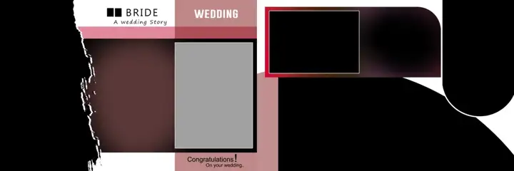 Free Graceful Wedding Album 12x36 PSD – Paisley Pattern