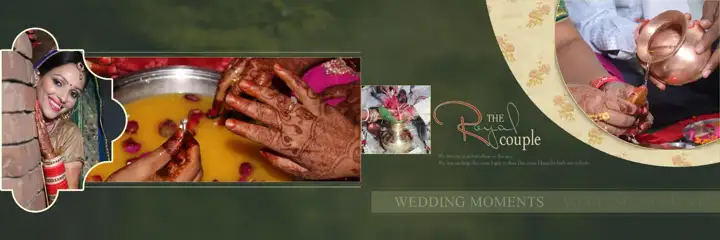 Fresh & Fresh Wedding Album 12x36 PSD with Lotus Design