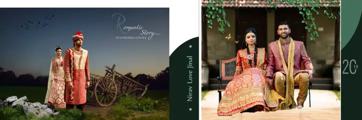Fresh & Premium Wedding Album 12x36 PSD with Royal Arch