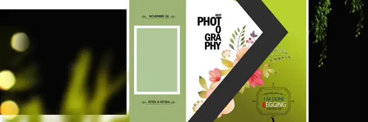 Fresh Wedding Album 12x36 PSD – Bokeh Lights