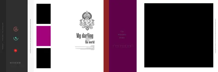 Fresh Wedding Album 12x36 PSD – Paisley Pattern