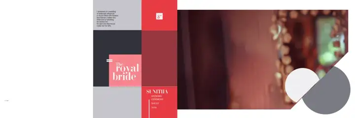 Golden & Dreamy Wedding Album 12x36 PSD with Bokeh Lights