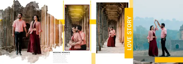 Grand & Artistic Wedding Album 12x36 PSD with Royal Arch