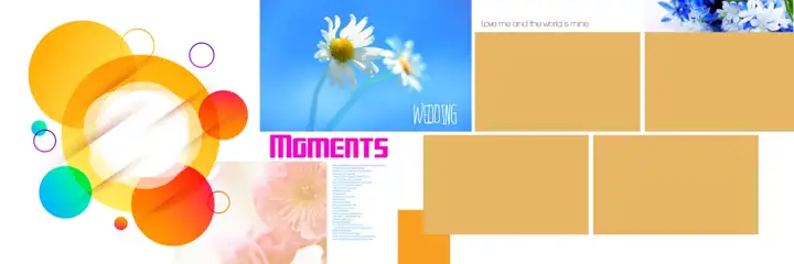 Grand & Vibrant Wedding Album 12x36 PSD with Mandala Art