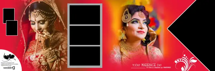 Grand Wedding Album 12x36 PSD – Geometric Lines