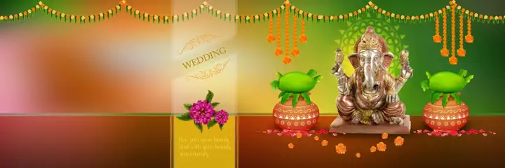 Hindu Wedding Album 12x36 PSD – Luxury Rose Petals Design