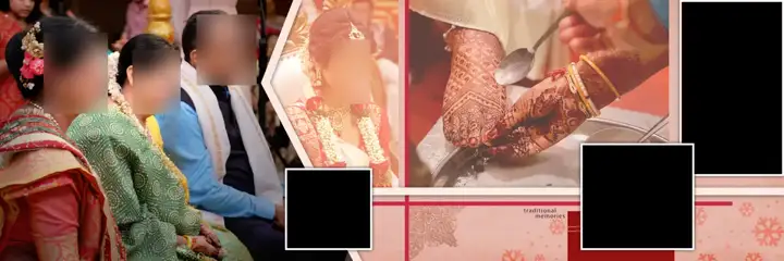 Indian Wedding Album 12x36 PSD – Modern Temple Motif Design