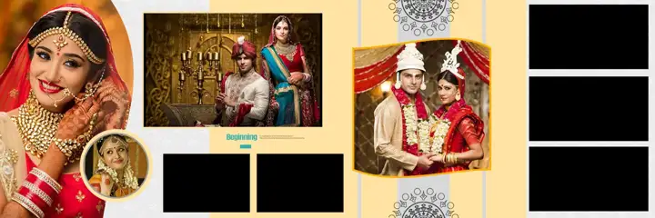 Karizma Wedding Album 12x36 PSD – Ornate Lotus Design