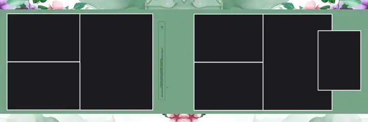 Luxury & Artistic Wedding Album 12x36 PSD with Pastel Clouds