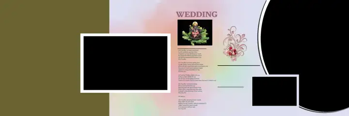 Luxury & Classic Wedding Album 12x36 PSD with Mandala Art