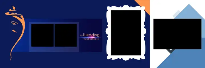 Luxury Royal Arch Wedding Album 12x36 PSD