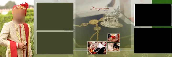 Luxury & Timeless Wedding Album 12x36 PSD with Mandala Art